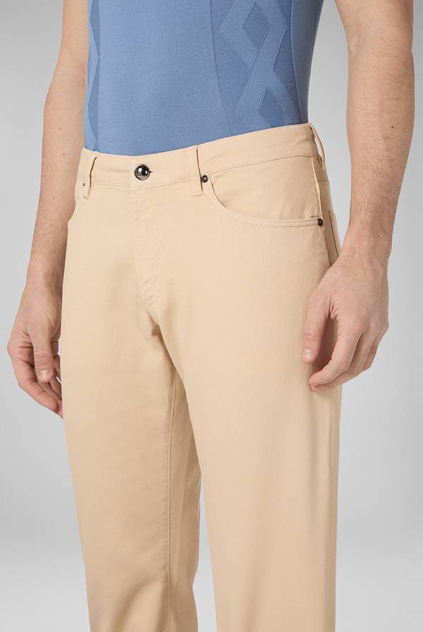 Lab. Pal Zileri Pantalone 5 tasche in cotone stretch tinto in capo Prezzo Ridotto