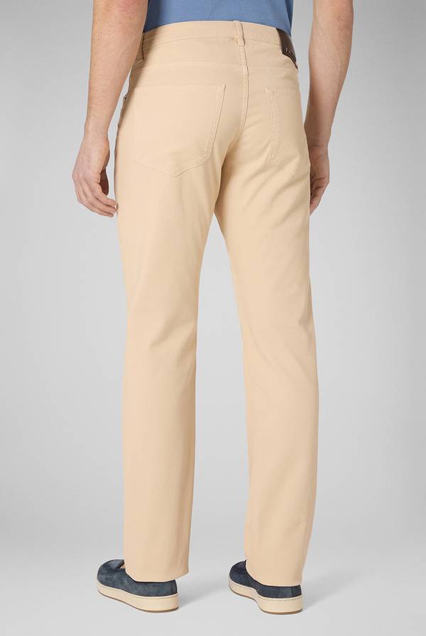Lab. Pal Zileri Pantalone 5 tasche in cotone stretch tinto in capo Prezzo Ridotto