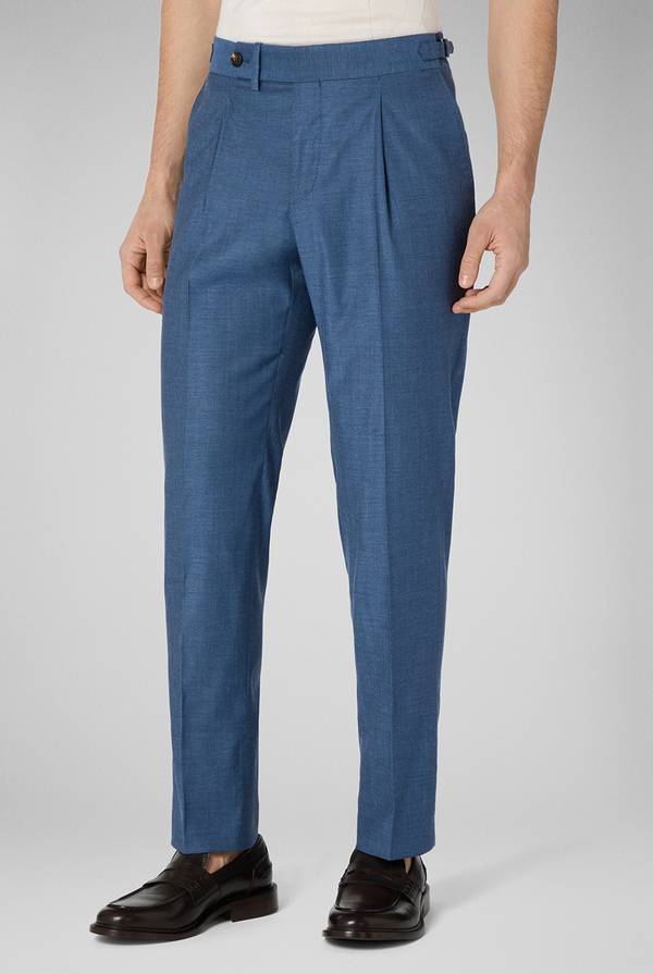 Lab. Pal Zileri Pantalone in lana e bamboo Sconto