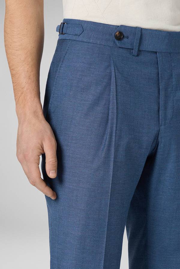 Lab. Pal Zileri Pantalone in lana e bamboo Sconto