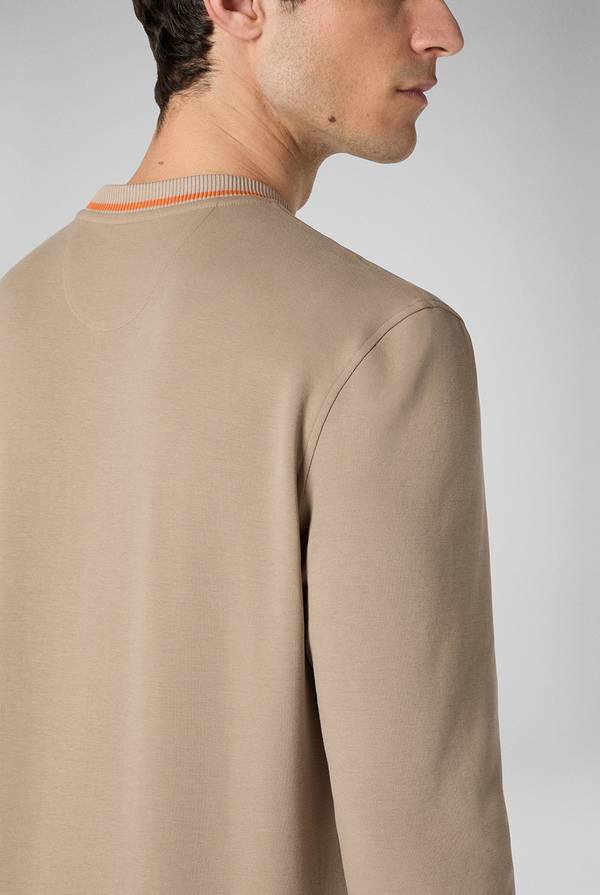Lab. Pal Zileri Felpa in cotone stretch con logo Offerta
