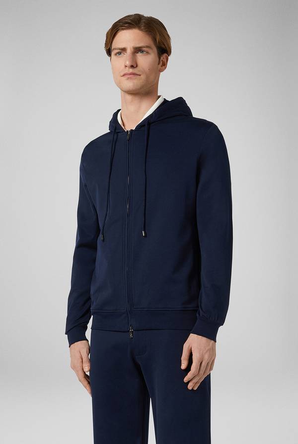 Lab. Pal Zileri Felpa con cappuccio in puro cotone Saldi