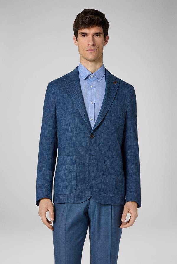 Lab. Pal Zileri Giacca Brera in misto lana, cotone e nylon Italy