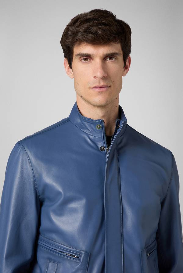 Lab. Pal Zileri Biker in nappa color anice Convenienza