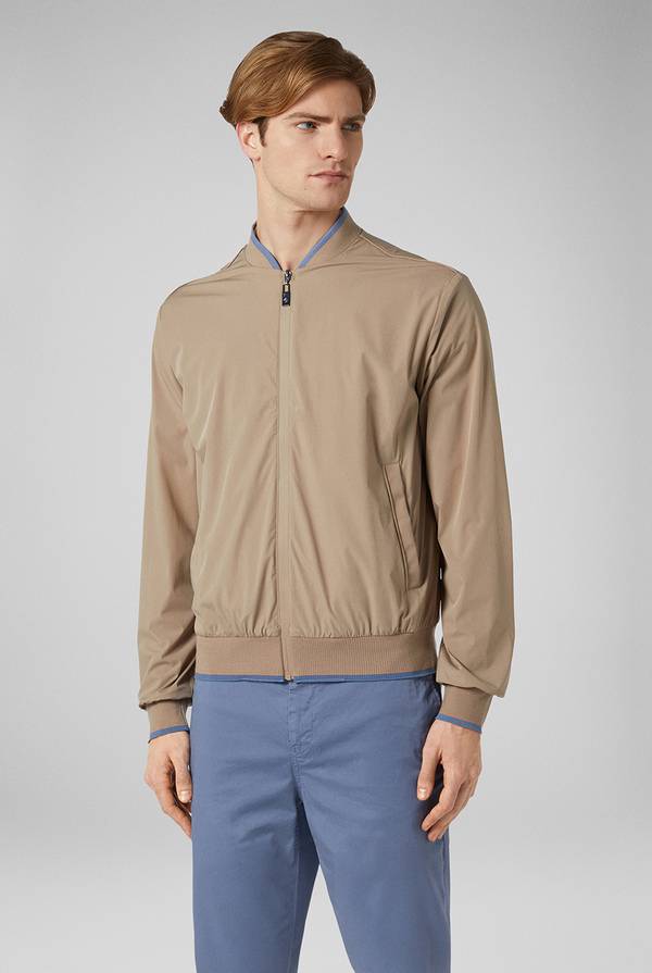 Lab. Pal Zileri Bomber in soft shell color tortora Online