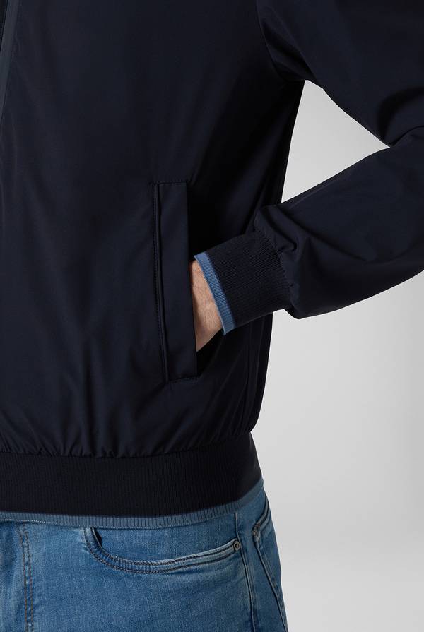 Lab. Pal Zileri Bomber in soft shell color tortora Saldi