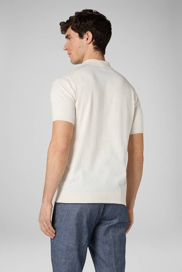 Lab. Pal Zileri Polo in maglia con calati In Saldo