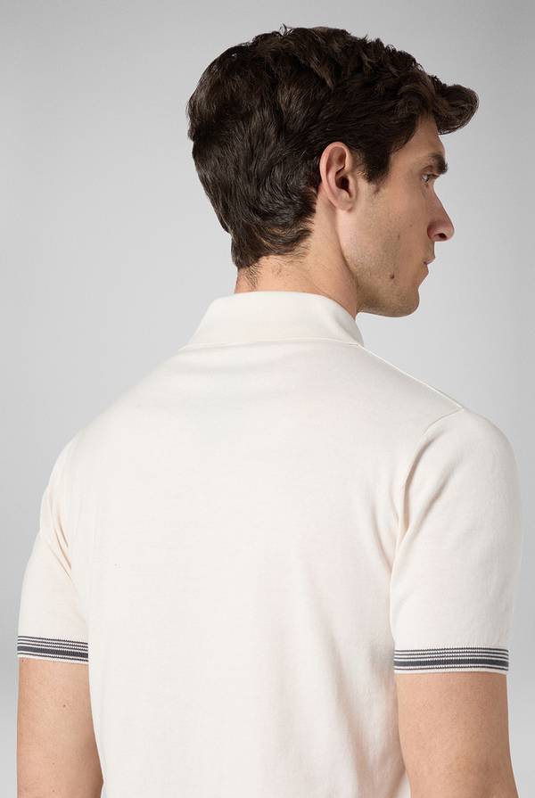 Lab. Pal Zileri Polo con finiture millerighe Moda