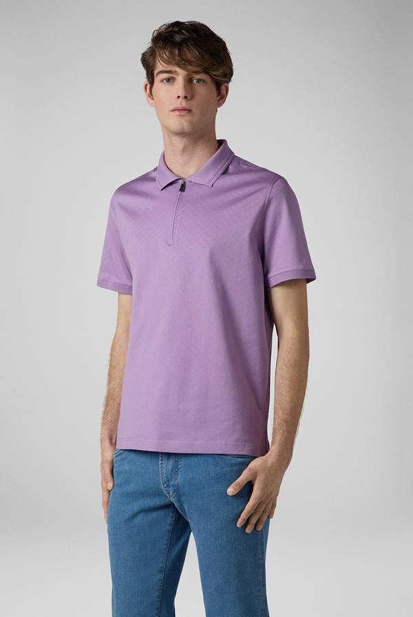 Lab. Pal Zileri Polo con monogramma allover Vendita