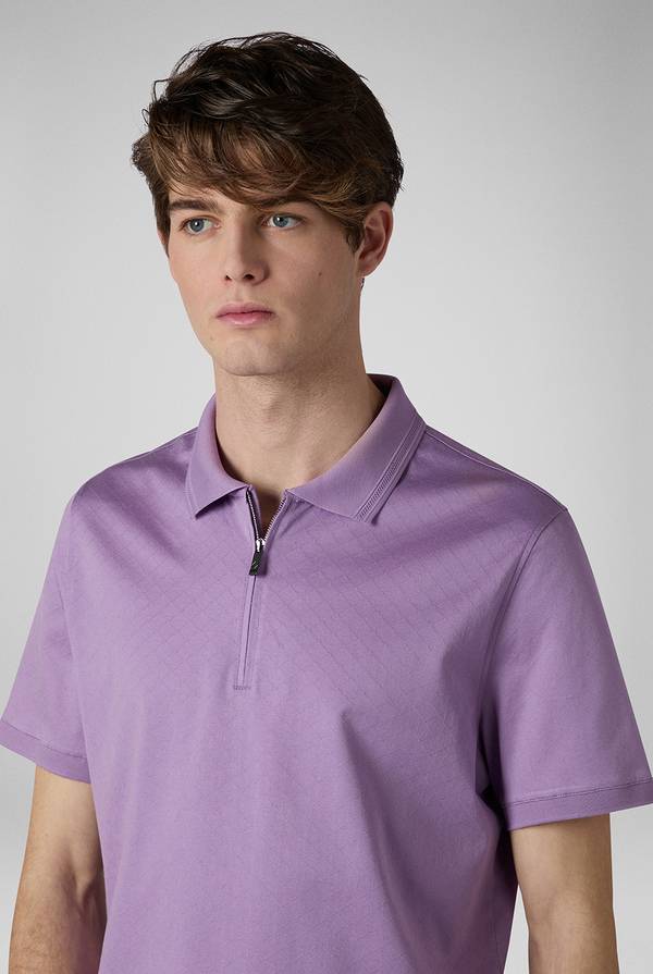 Lab. Pal Zileri Polo con monogramma allover Vendita