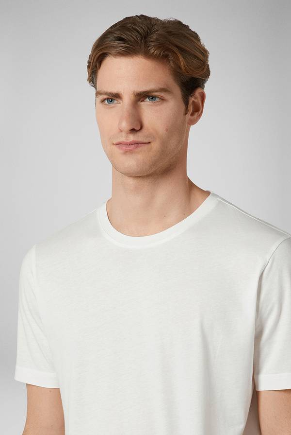 Lab. Pal Zileri T-Shirt in cotone nel colore bianco Qualità
