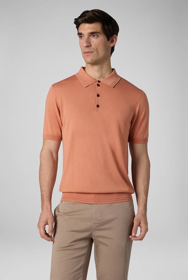 Lab. Pal Zileri Polo in cotone e tencel Qualità Garantita