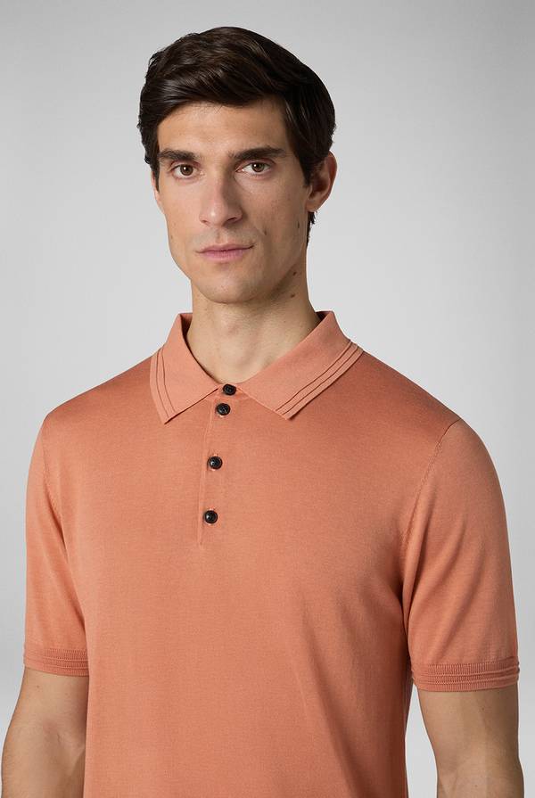 Lab. Pal Zileri Polo in cotone e tencel Qualità Garantita
