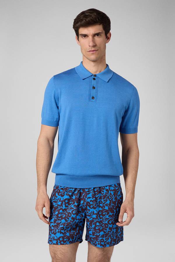 Lab. Pal Zileri Polo in maglia di lana e seta Acquista Ora