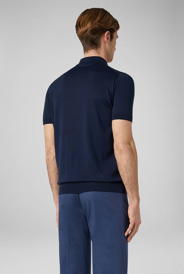 Lab. Pal Zileri Polo in maglia di seta e cotone Promozione Limitata