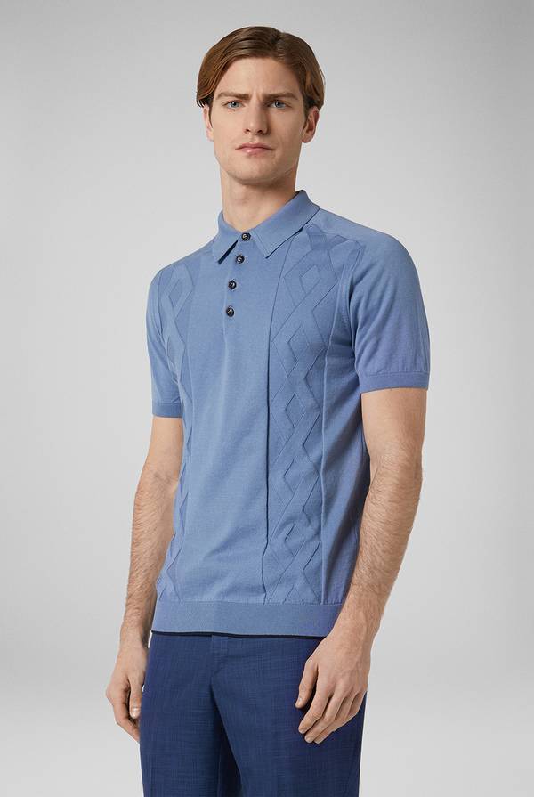 Lab. Pal Zileri Polo in maglia con calati Affare Del Giorno