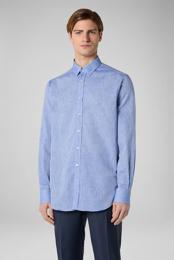 Lab. Pal Zileri Camicia in lino e cotone Sottocosto