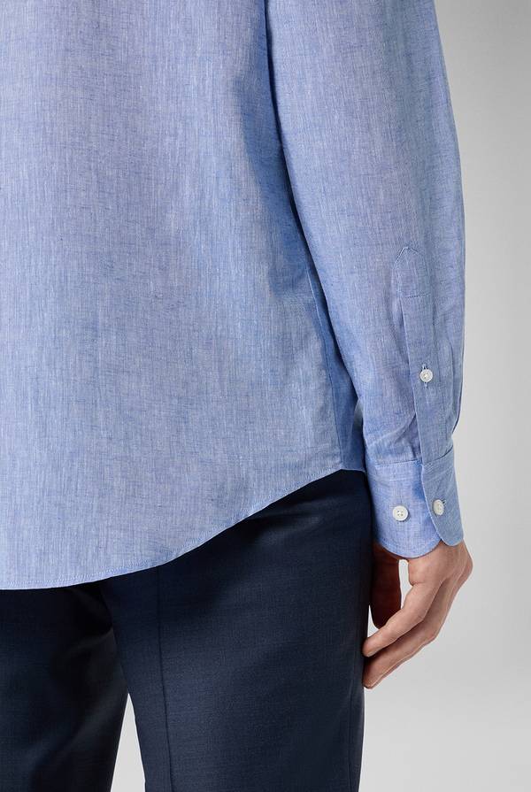 Lab. Pal Zileri Camicia in lino e cotone Sottocosto