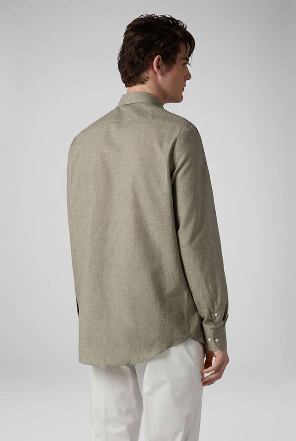 Lab. Pal Zileri Camicia in lino e cotone Online