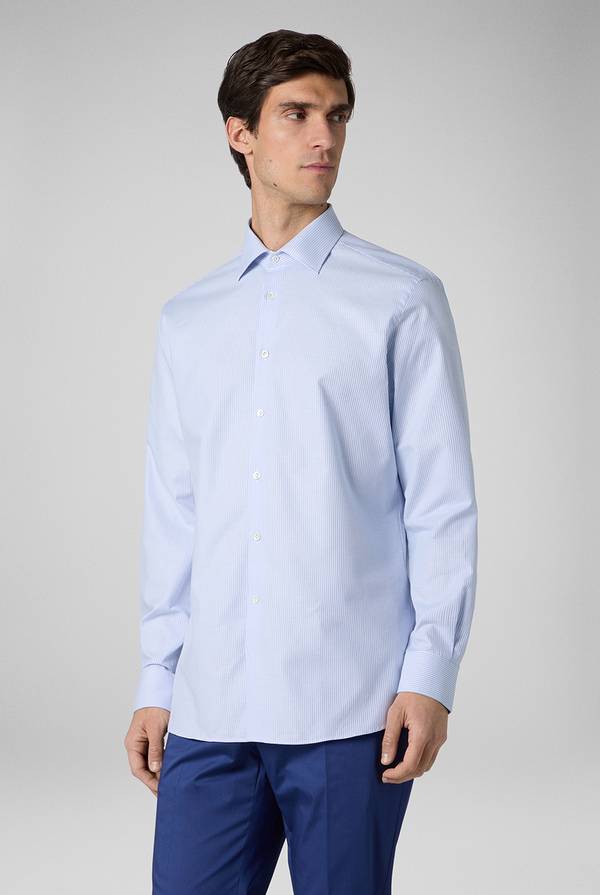 Lab. Pal Zileri Camicia in puro cotone jacquard Offerte