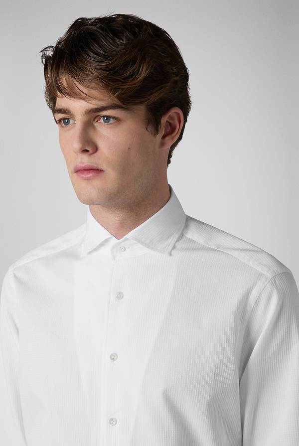 Lab. Pal Zileri Camicia bianca in cotone Saldi Di Fabbrica