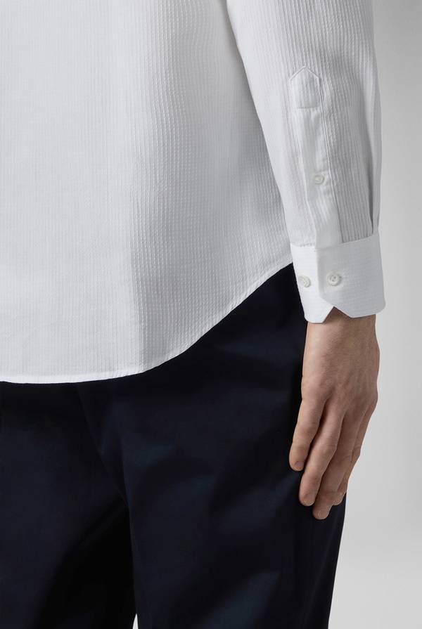 Lab. Pal Zileri Camicia bianca in cotone Saldi Di Fabbrica