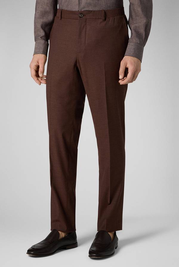 Lab. Pal Zileri Pantalone classico in lana e bamboo Saldi