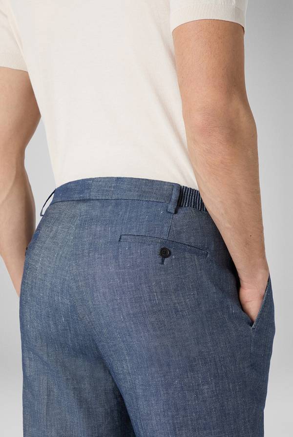 Lab. Pal Zileri Pantalone in lino e cotone stretch Offerte