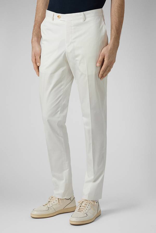 Lab. Pal Zileri Pantalone in cotone stretch Vendita Economica