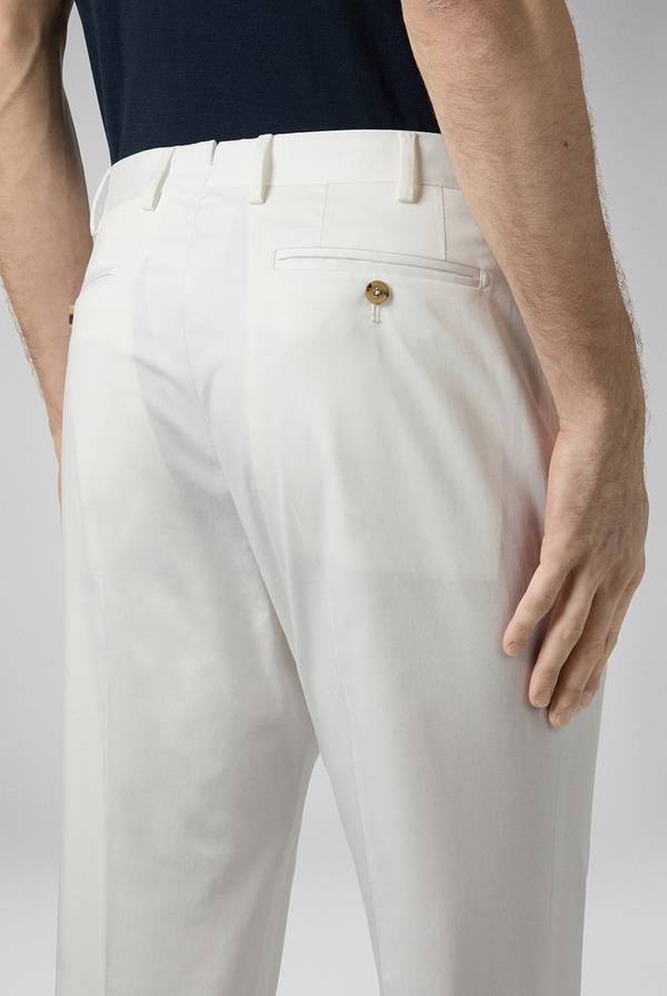 Lab. Pal Zileri Pantalone in cotone stretch Vendita Economica