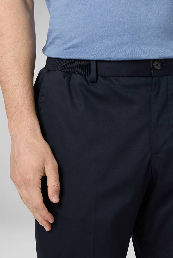 Lab. Pal Zileri Pantalone in cotone e tencel stretch Saldi Di Fabbrica