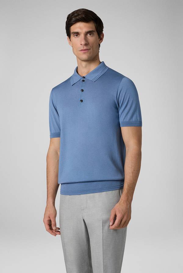 Lab. Pal Zileri Polo in cotone e tencel Sottocosto