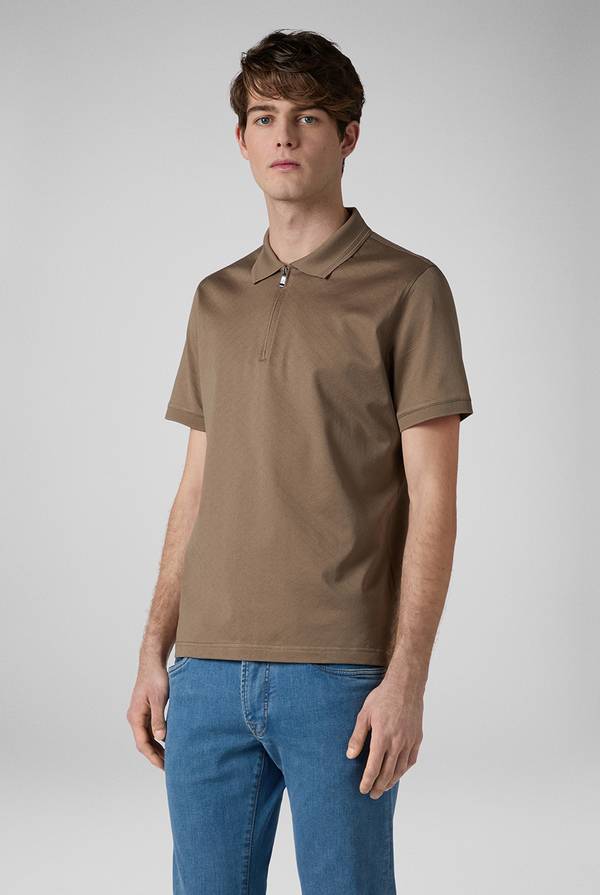 Lab. Pal Zileri Polo con monogramma allover Outlet