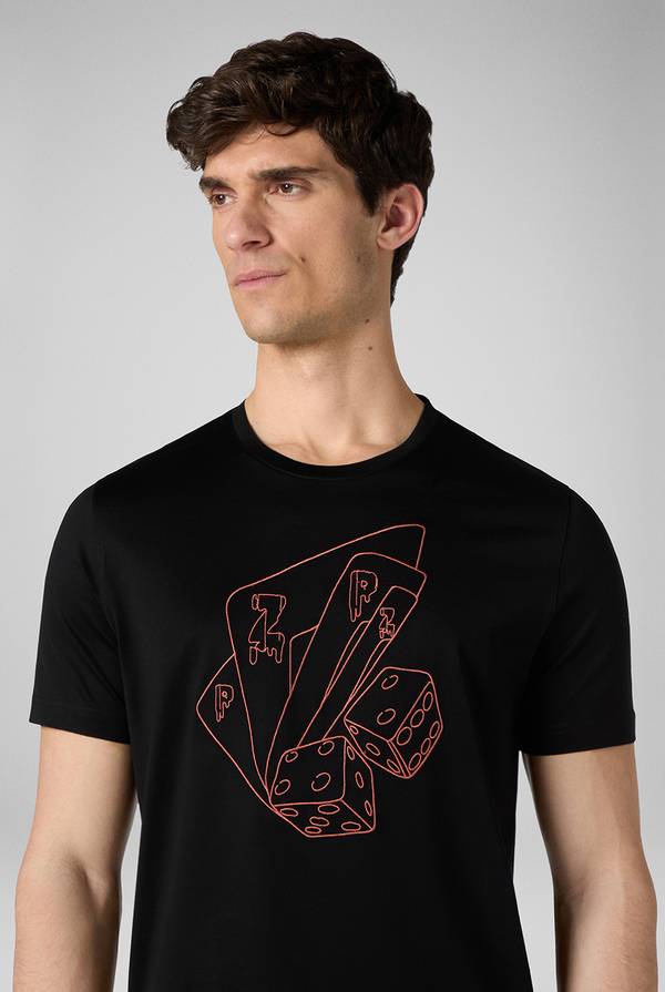 Lab. Pal Zileri Tshirt ricamata In Vendita