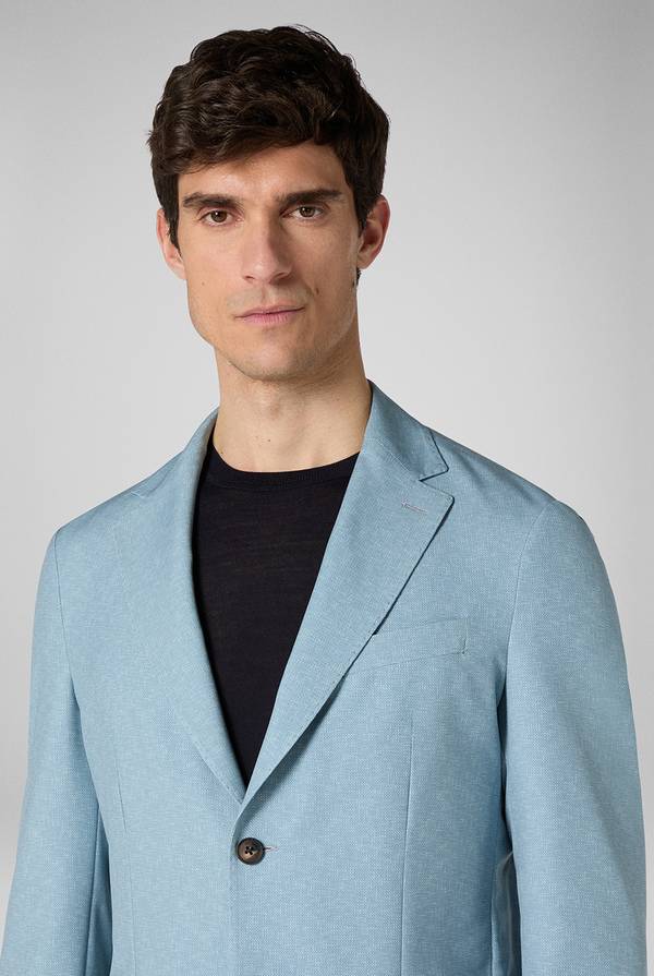 Lab. Pal Zileri Giacca Effortless in jersey stampato Saldi Di Fabbrica