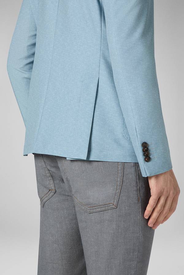 Lab. Pal Zileri Giacca Effortless in jersey stampato Saldi Di Fabbrica