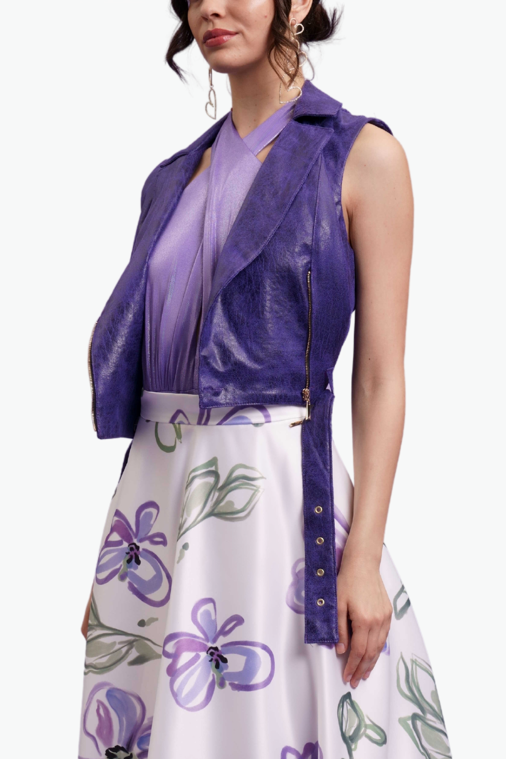 Nualy GILET IN PELLE Negozi Online