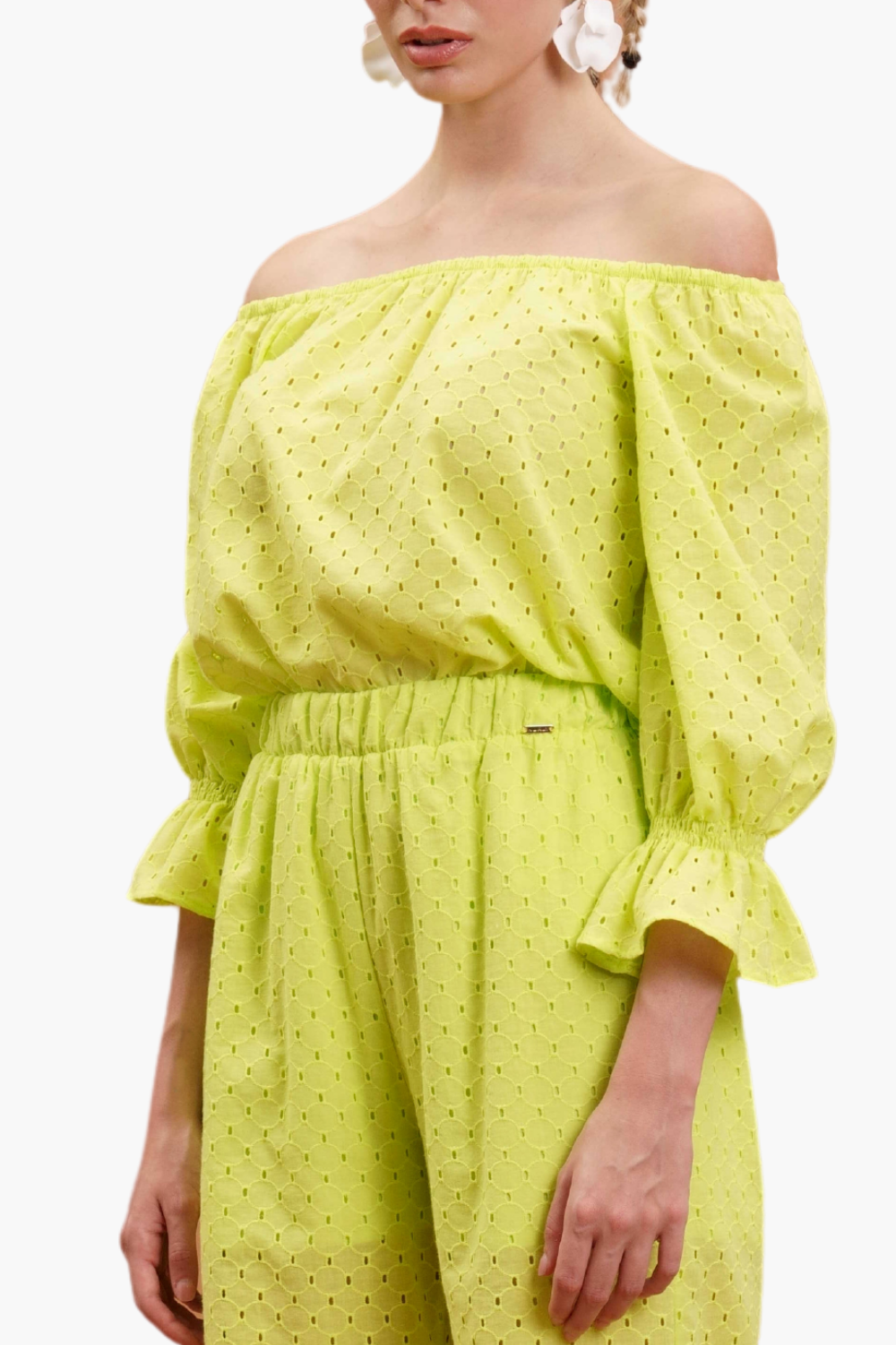 Nualy BLUSA SPALLE SCOPERTE Affare Del Giorno