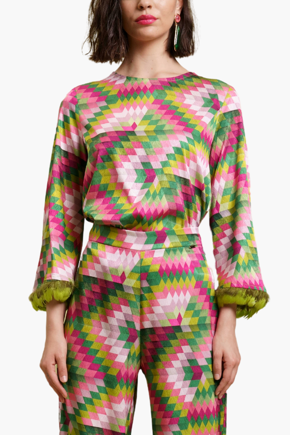 Nualy CAMICIA MANICA PIUME Hotsell