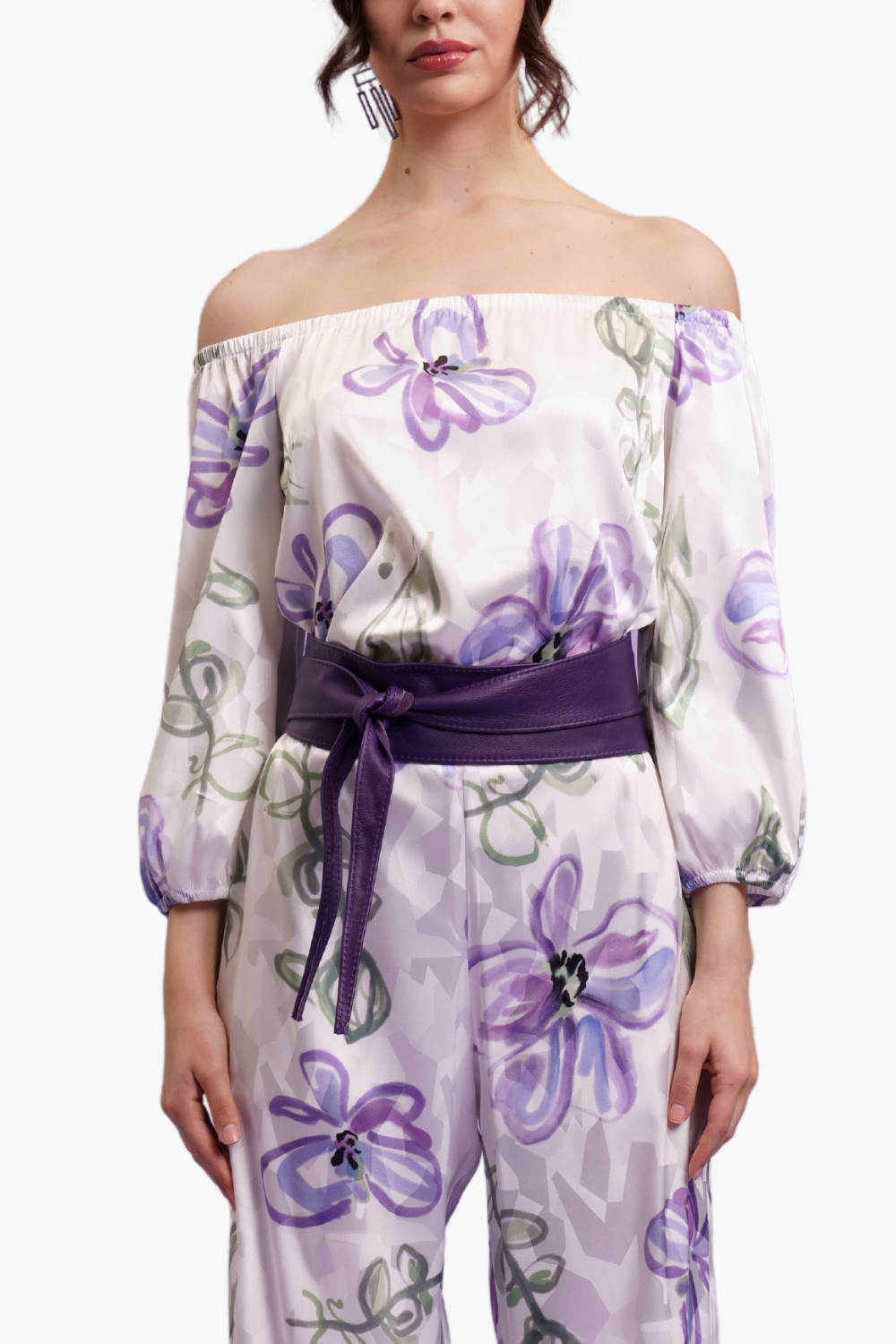 Nualy CAMICIA FIORI Vendita Calda