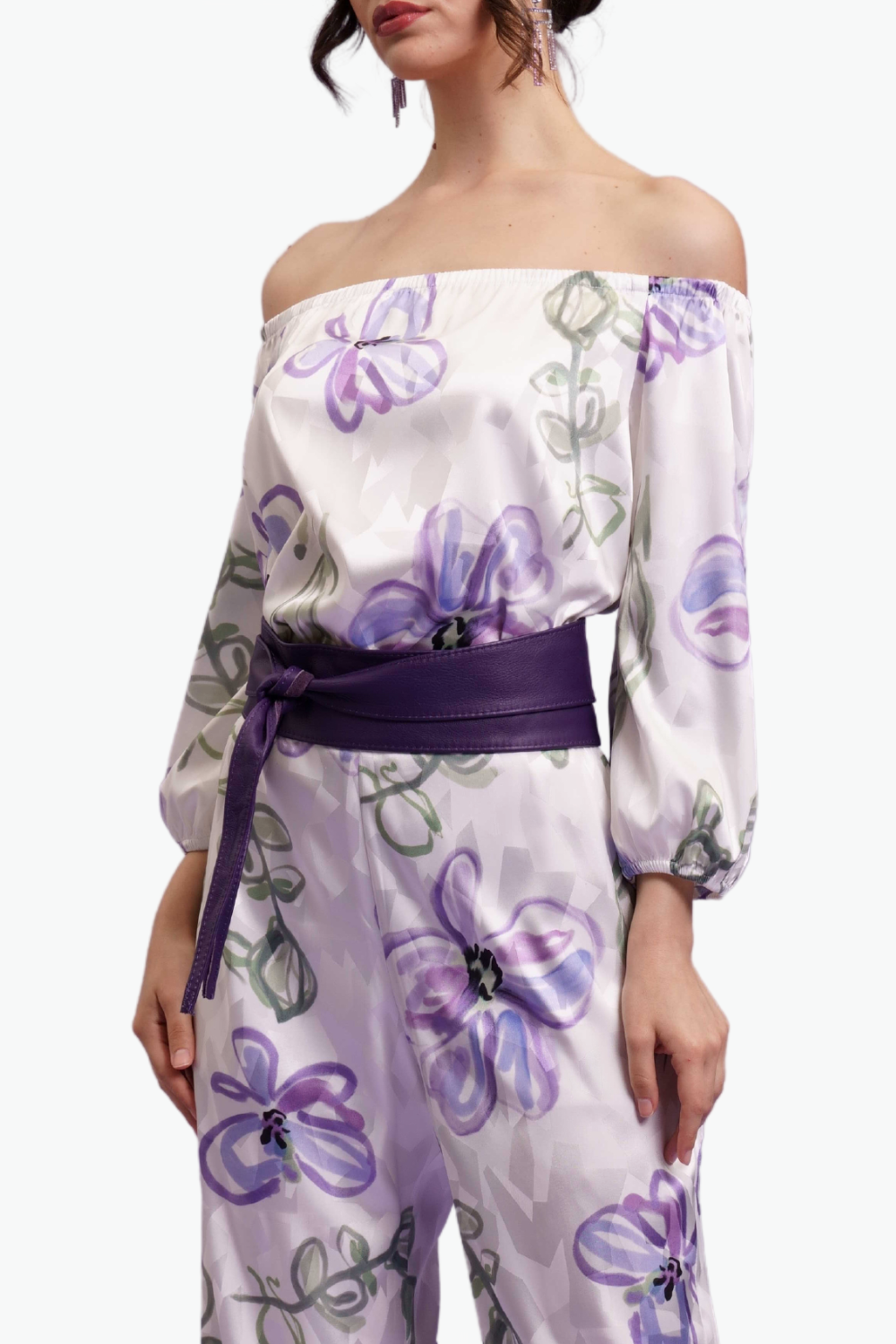 Nualy CAMICIA FIORI Vendita Calda
