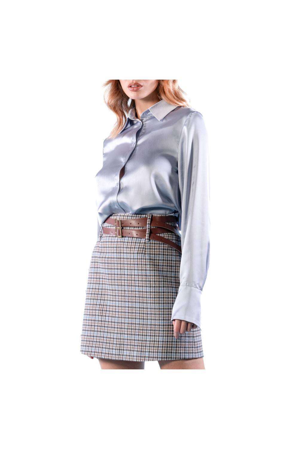 Nualy CAMICIA IN SATIN Negozio