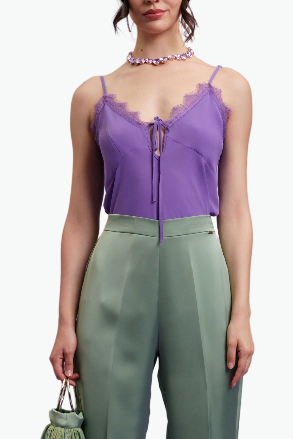 Nualy TOP CON PIZZO Presa