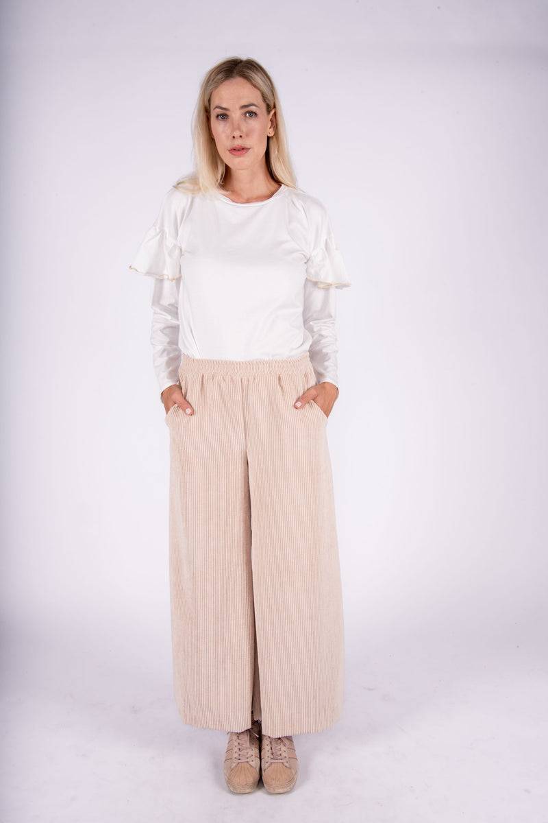 Olive E Miele T-SHIRT IDA WHITE In Linea