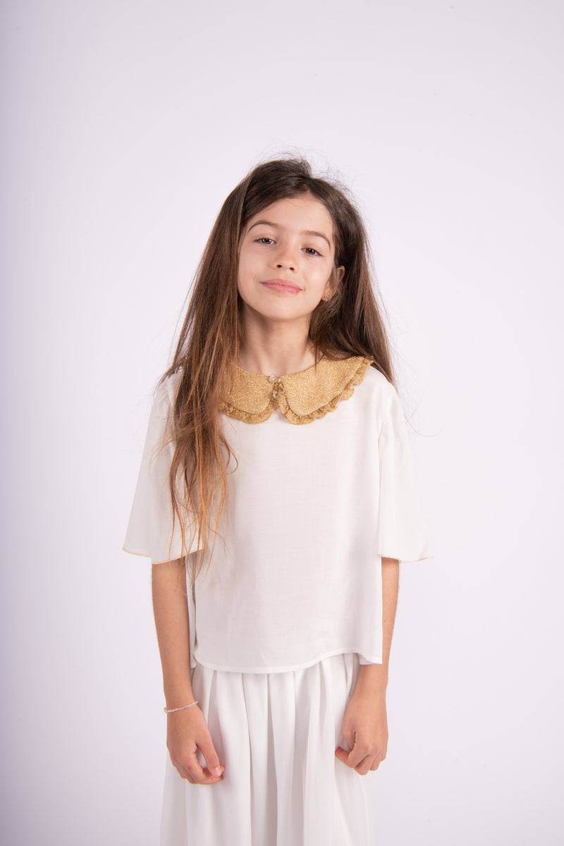 Olive E Miele BLOUSA DORA LATTE In Vendita