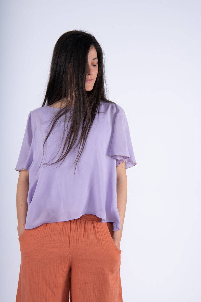 Olive E Miele BLOUSA DORA LILAC Vendita Economica