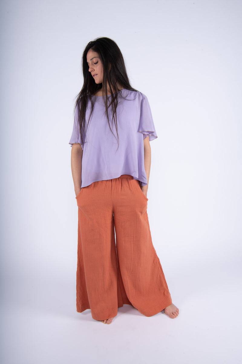 Olive E Miele BLOUSA DORA LILAC Vendita Economica