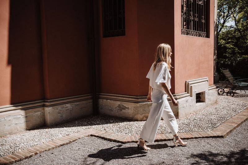 Olive E Miele BLOUSA DORA LATTE In Saldo
