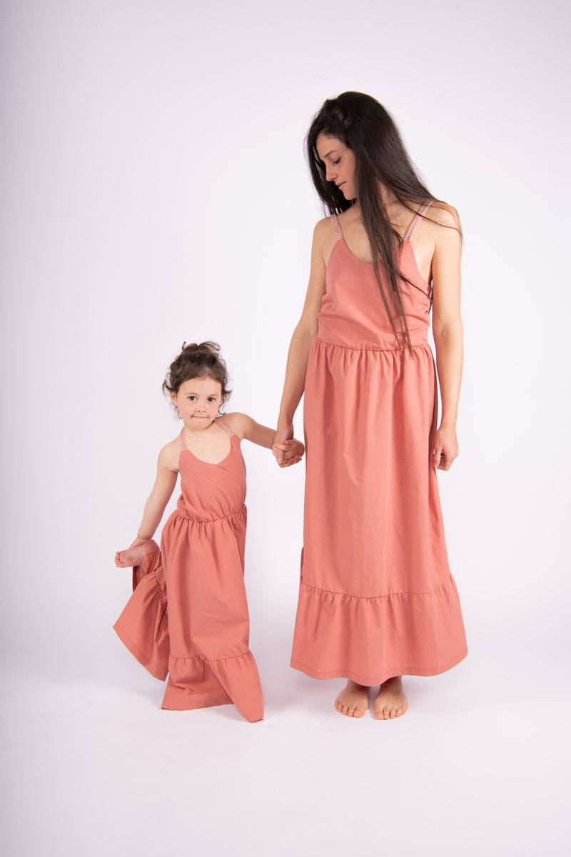 Olive E Miele MiniMe abito Annabelle argilla Vendita
