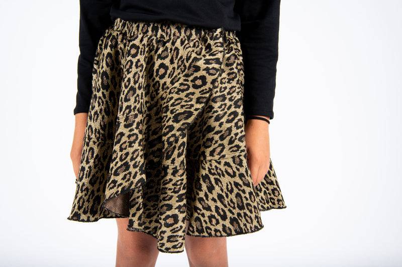 Olive E Miele GONNA BERTINA LEO LUREX Novità